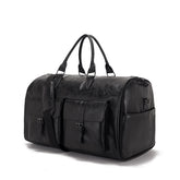 Travel Convenient Portable Garment Bag PU Leather Luggage Bag